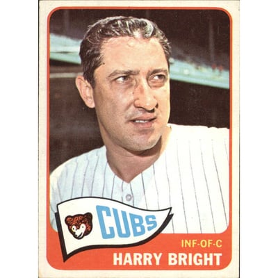 1965 Topps #584 Harry Bright