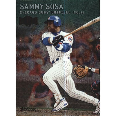2000 Metal Emerald #43 Sammy Sosa