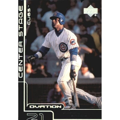 2000 Upper Deck Ovation Center Stage Rainbow #CS10 Sammy Sosa