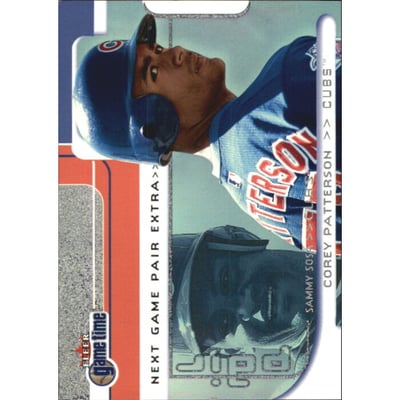 2001 Fleer Game Time Next Game Extra #103 C.Patterson/S.Sosa