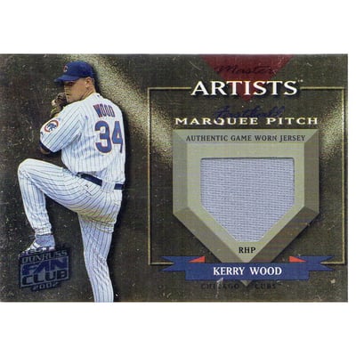 2002 Donruss Best of Fan Club Master Artists Jerseys #A5 Kerry Wood
