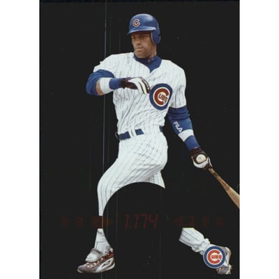 2002 Donruss Production Line #42 Sammy Sosa OPS/1074*