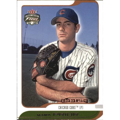 2002 Fleer Focus JE Century Parallel #254 Mark Prior ROO/122