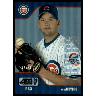 2002 Upper Deck 40-Man Electric Rainbow #631 Mike Meyers