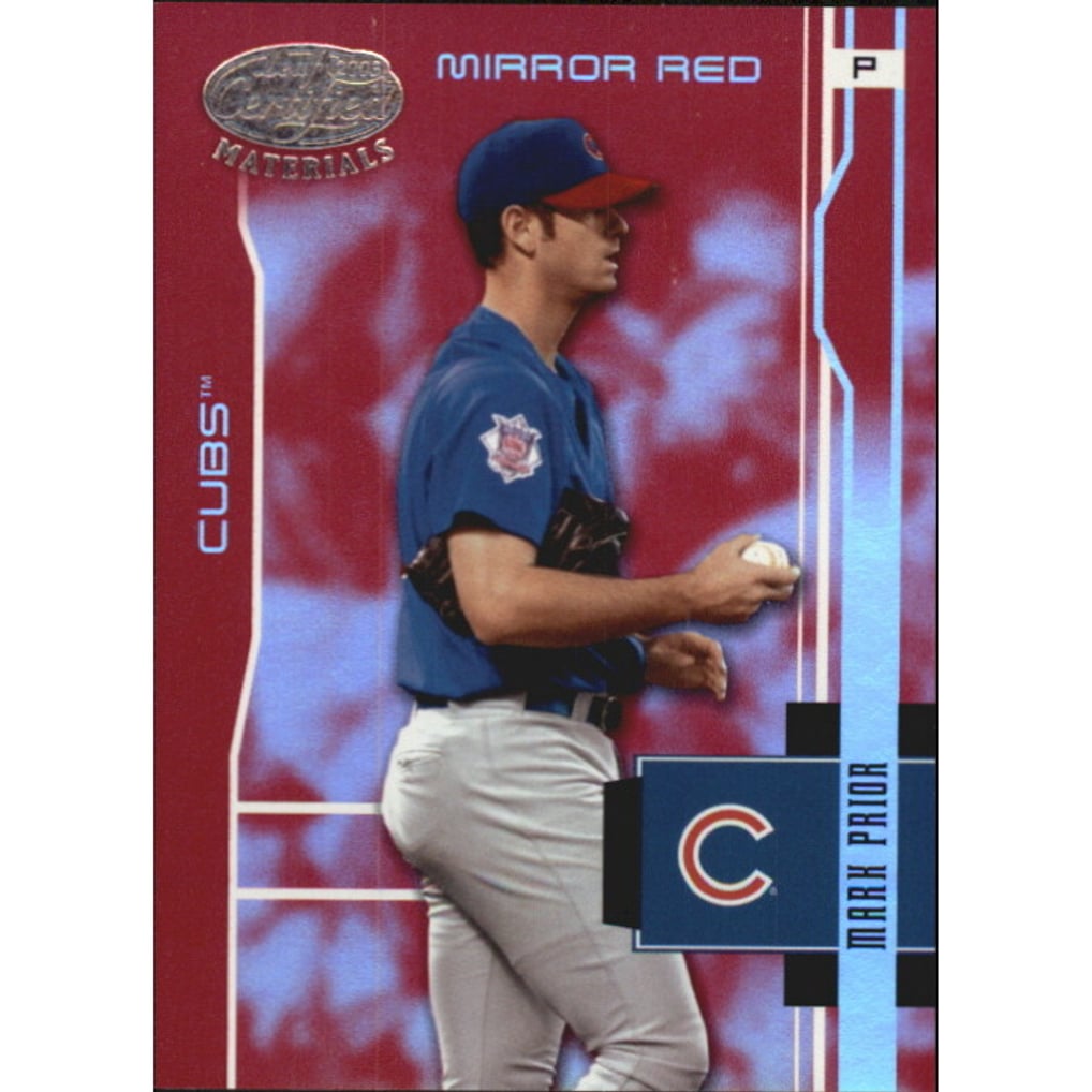 2003 Leaf Certified Materials Mirror Red #33 Mark Prior