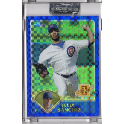 2003 Topps Chrome Traded Uncirculated X-Fractors #T177 Felix Sanchez FY