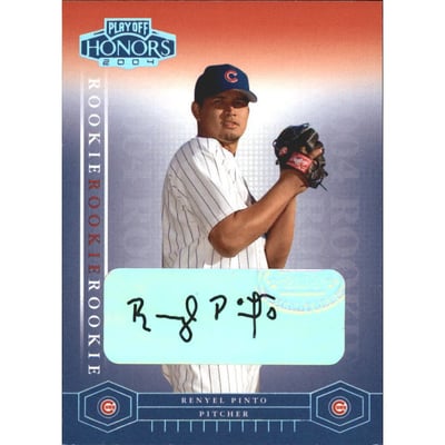 2004 Playoff Honors Signature Silver #210 Renyel Pinto/100