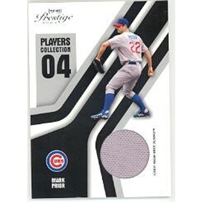2004 Playoff Prestige Players Collection Jersey #58 Mark Prior Road