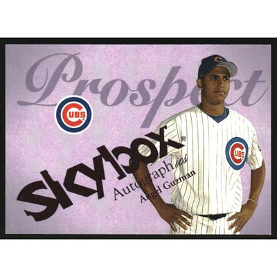 2004 SkyBox Autographics Royal Insignia #88 Angel Guzman PR