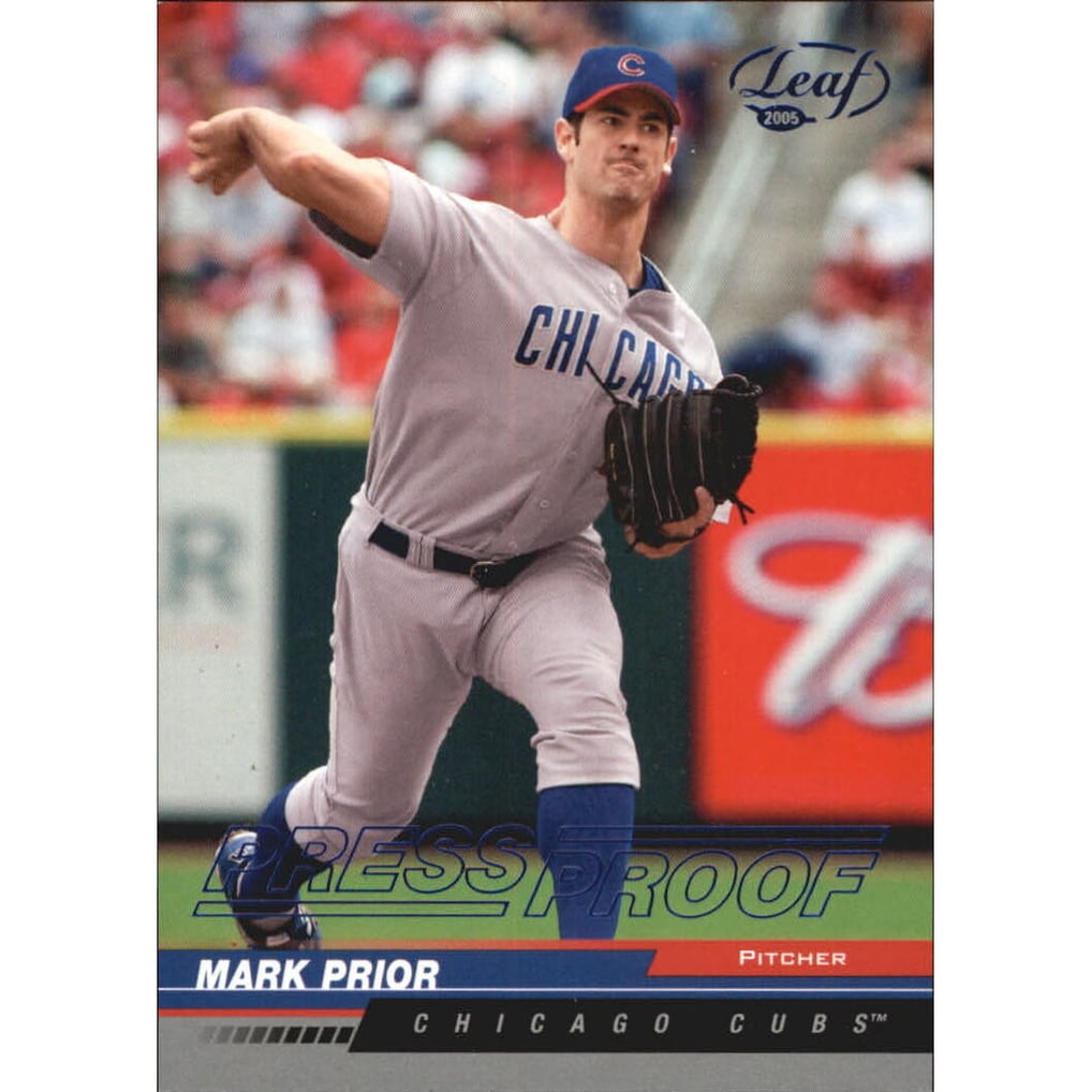2005 Leaf Press Proofs Blue #43 Mark Prior