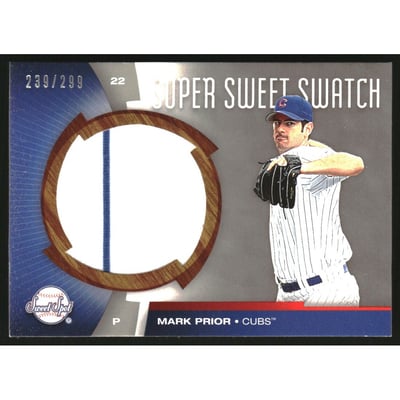 2006 Sweet Spot Super Sweet Swatch #SWMP Mark Prior Jsy/299