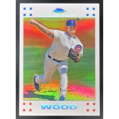 2007 Topps Chrome White Refractors #197 Kerry Wood /660