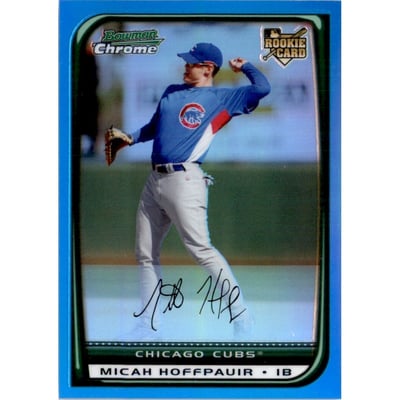 2008 Bowman Chrome Draft Blue Refractors #BDP21 Micah Hoffpauir