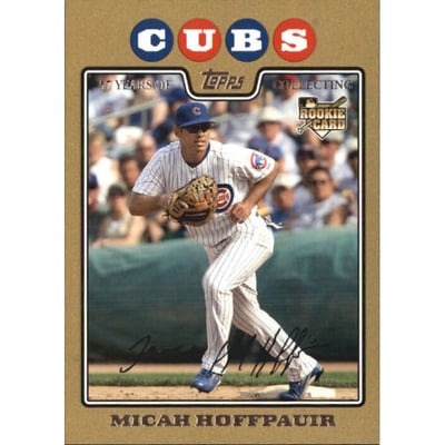 2008 Topps Update Gold Border #UH189 Micah Hoffpauir
