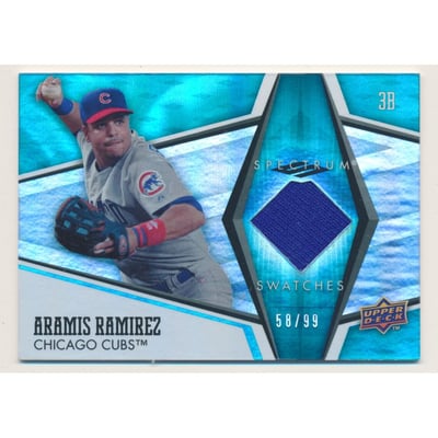 2008 Upper Deck Spectrum Spectrum Swatches #RA Aramis Ramirez