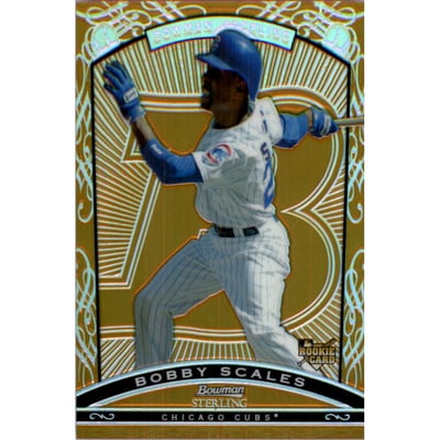 2009 Bowman Sterling Gold Refractors #BS Bobby Scales