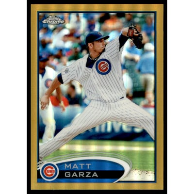 2012 Topps Chrome Gold Refractors #95 Matt Garza