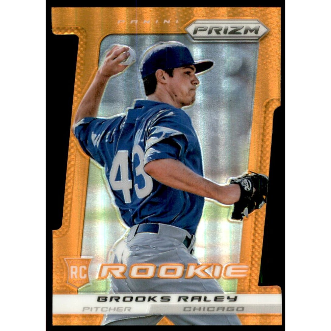 2013 Panini Prizm Prizms Orange Die-Cut #261 Brooks Raley