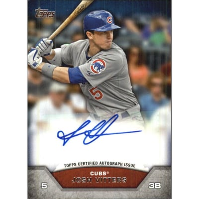 2013 Topps Mini Autographs #JV Josh Vitters