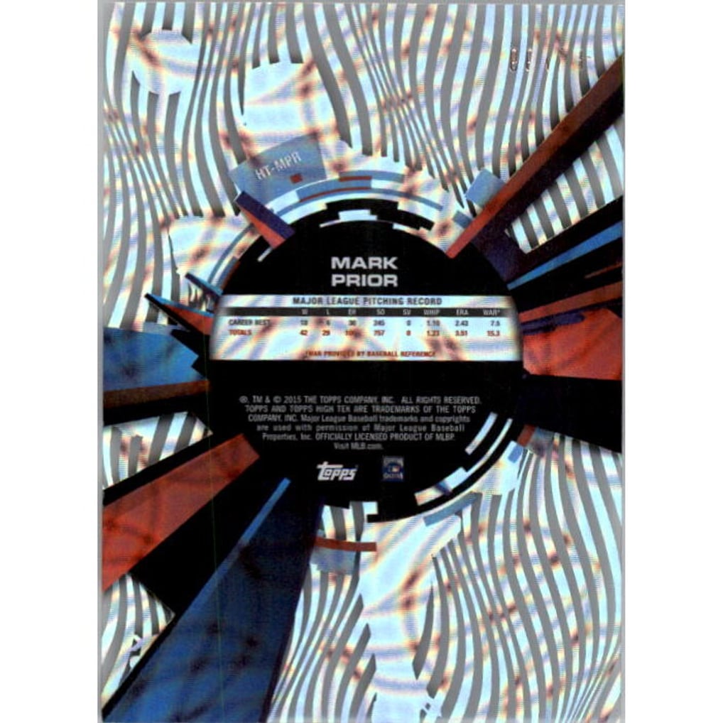 2015 Topps High Tek Confetti Diffractor #HTMPR Mark Prior
