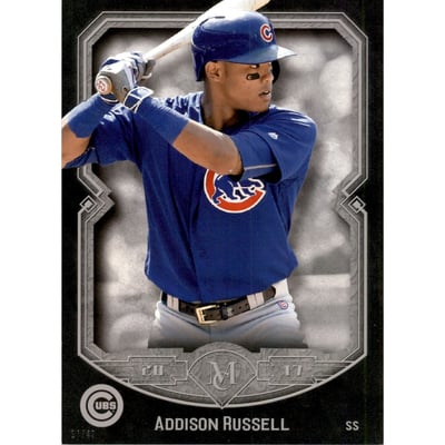 2017 Topps Museum Collection 5x7 #34 Addison Russell
