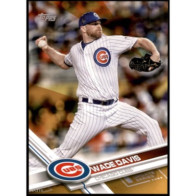 2017 Topps Update 5x7 Gold #US224 Wade Davis