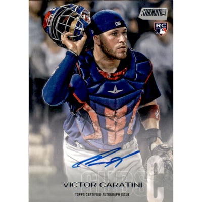 2018 Stadium Club Autographs #SCAVC Victor Caratini