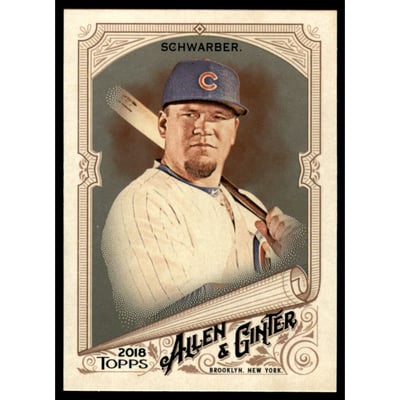 2018 Topps Allen and Ginter Glossy Silver #249 Kyle Schwarber