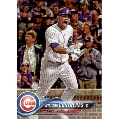 2018 Topps Factory Set Foilboard #172 Willson Contreras