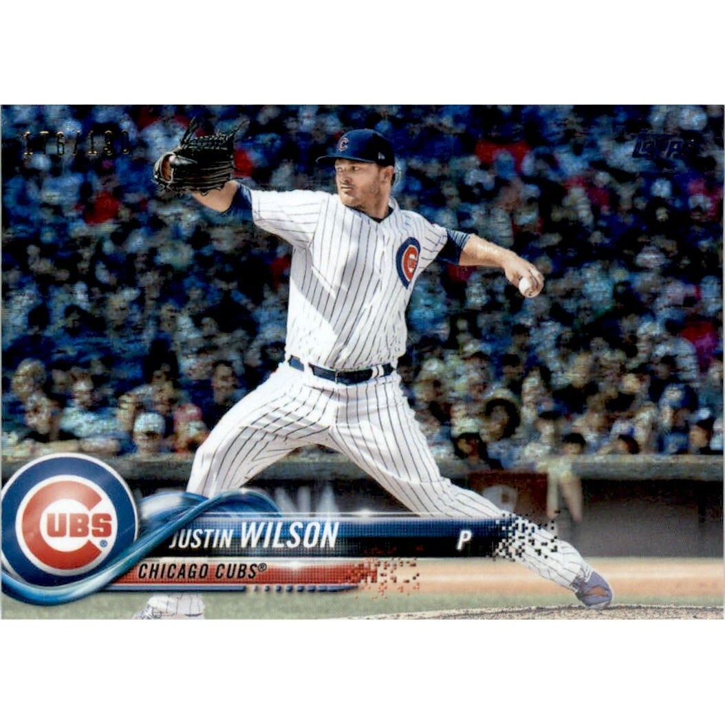 2018 Topps Factory Set Foilboard #643 Justin Wilson