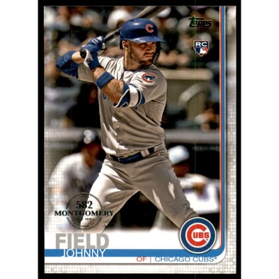 2019 Topps Factory Set 582 Montgomery #606 Johnny Field