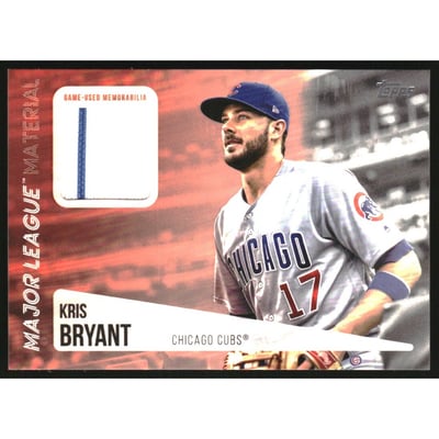 2019 Topps Major League Materials #MLMKB Kris Bryant