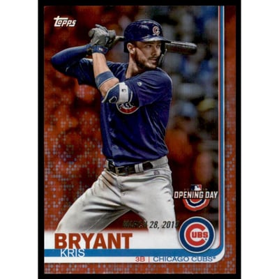 2019 Topps Opening Day Red Foil #45 Kris Bryant