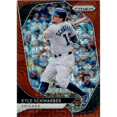 2020 Panini Prizm Prizms Red Mojo #242 Kyle Schwarber