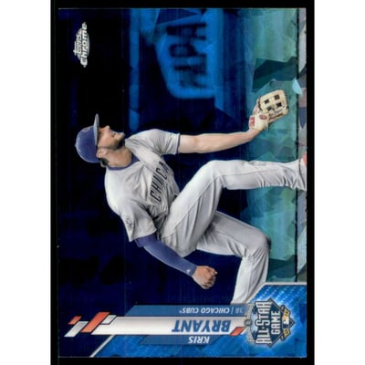 2020 Topps Chrome Update Sapphire #U42 Kris Bryant AS
