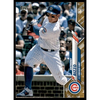 2020 Topps Factory Set Gold Stars #51 Anthony Rizzo