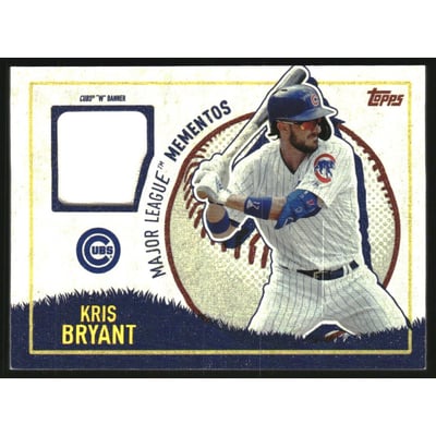 2020 Topps Opening Day Major League Mementos Relics #MLMKB Kris Bryant