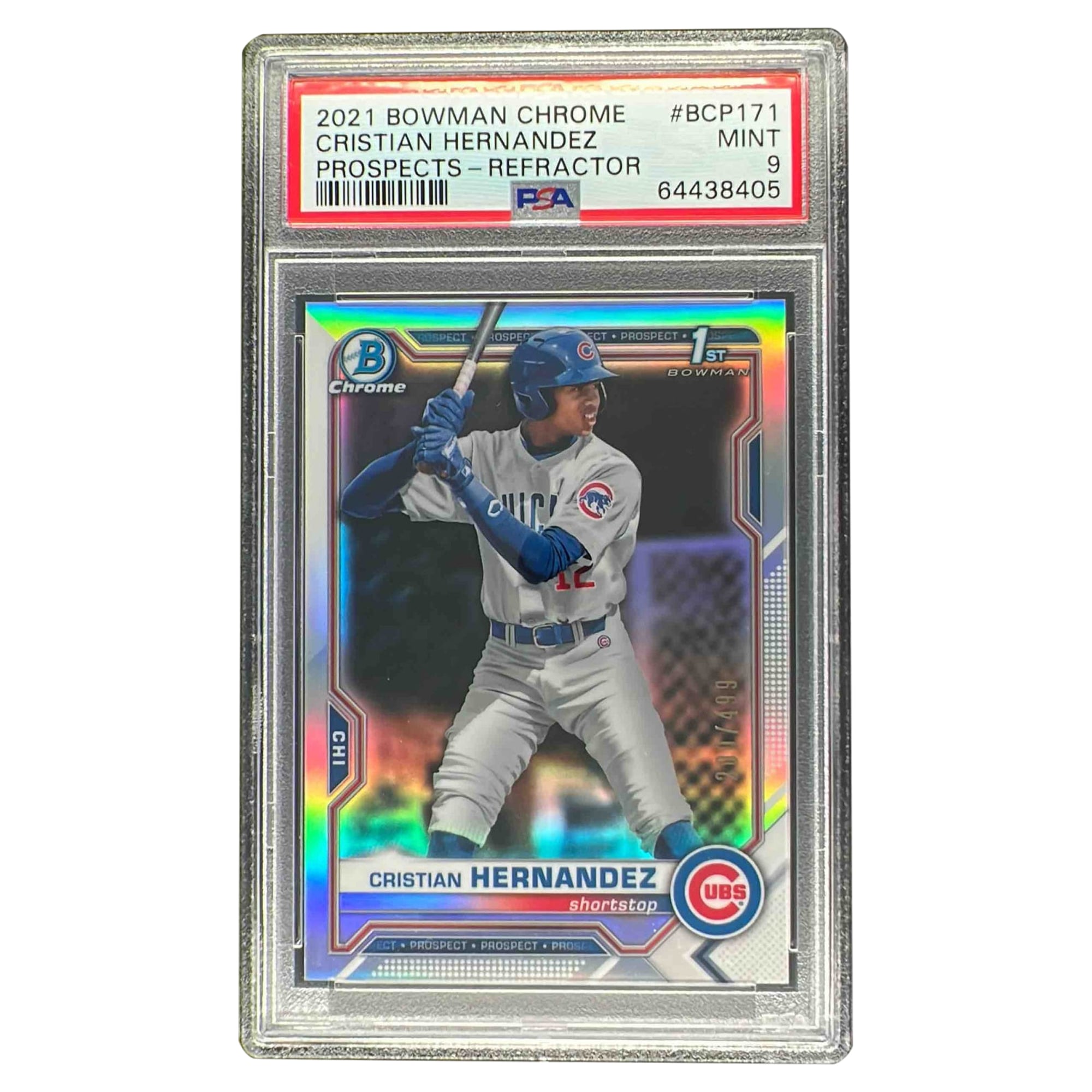 PSA9 MINT】Cristian Hernandez 2021 Bowman Chrome Prospect 1st 