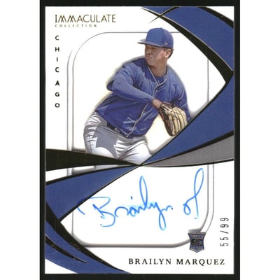 2021 Immaculate Collection Shadowbox Signatures #4 Brailyn Marquez/99