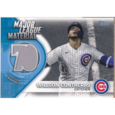 2021 Topps Major League Material Relics #MLMWC Willson Contreras