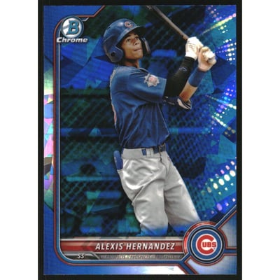 2022 Bowman Chrome Draft Sapphire #BDC173 Alexis Hernandez