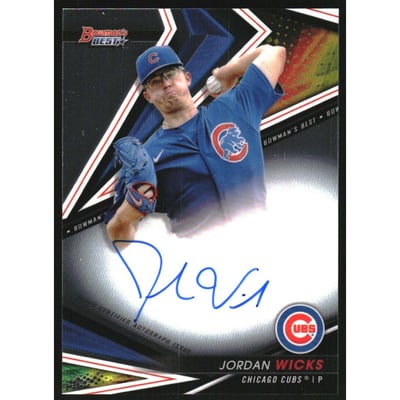 2022 Bowman's Best Best of '22 Autographs #B22JWS Jordan Wicks