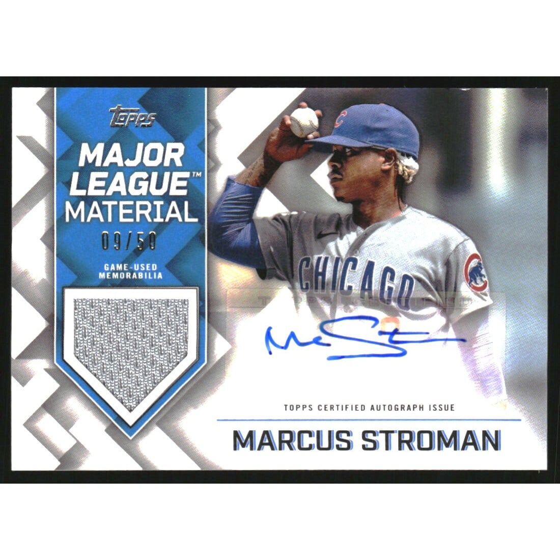 2022 Topps Major League Material Autographs #MLMAMST Marcus Stroman/50 S2