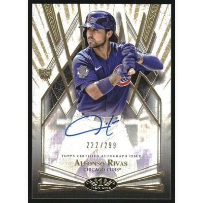 2022 Topps Tier One Break Out Autographs #BOAARS Alfonso Rivas/299