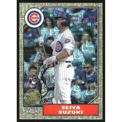 2022 Topps Update '87 Topps Silver Pack Chrome #T87C16 Seiya Suzuki