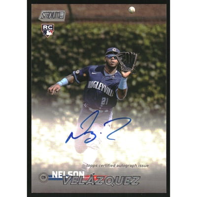 2023 Stadium Club Autographs #SCBANV Nelson Velazquez