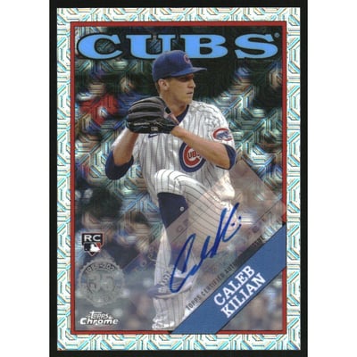 2023 Topps '88 Topps Silver Pack Chrome Autographs #T88C72 Caleb Kilian EXCH