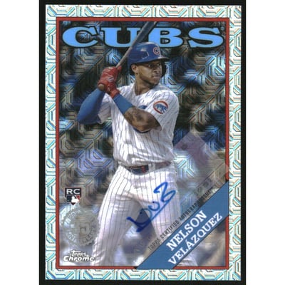 2023 Topps '88 Topps Silver Pack Chrome Autographs #T88C94 Nelson Velazquez EXCH