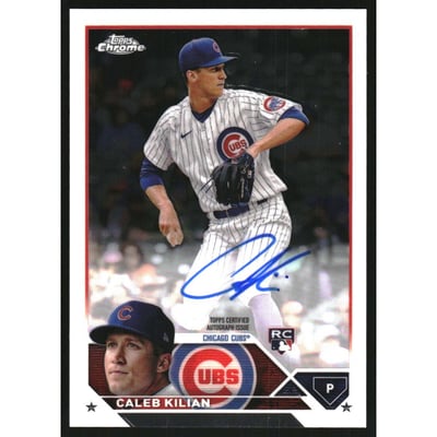 2023 Topps Chrome Rookie Autographs #RACK Caleb Kilian