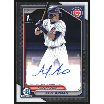 2024 Bowman Chrome Draft Autographs #CPAAA Ariel Armas